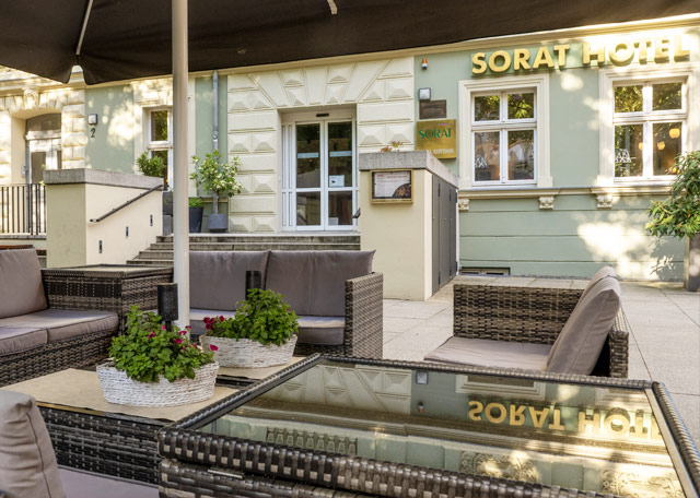 Terrace Sorat Hotel Cottbus