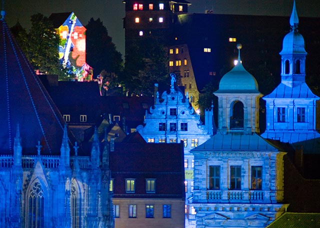 Nuremberg Blue night