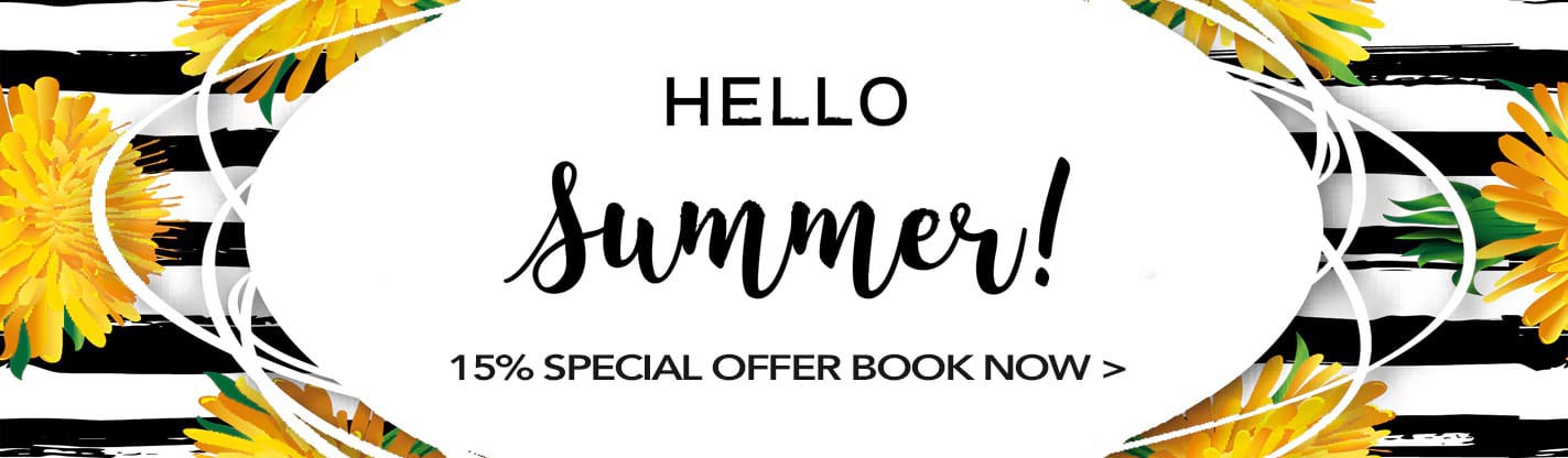 Summer Special 15% off