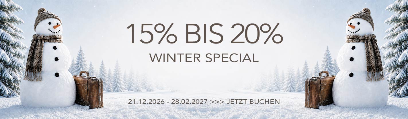 Sorat Winter Special 2026/2027 mit bis zu 20% Direktbuchervorteil