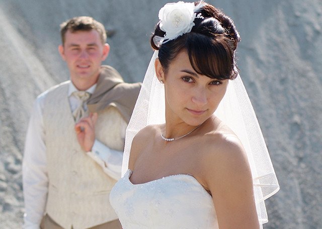 Bride and groom