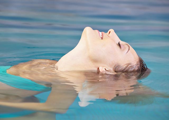 Swimming in Sachsendorfer Lake