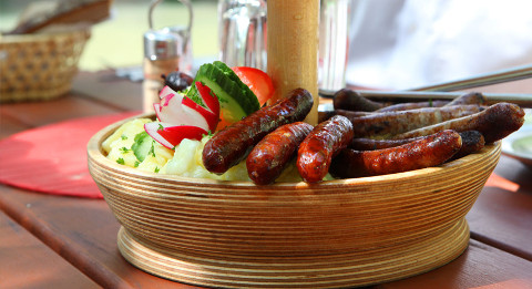 Genießen im Biergarten