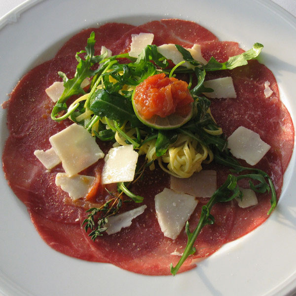 Carpaccio of beef