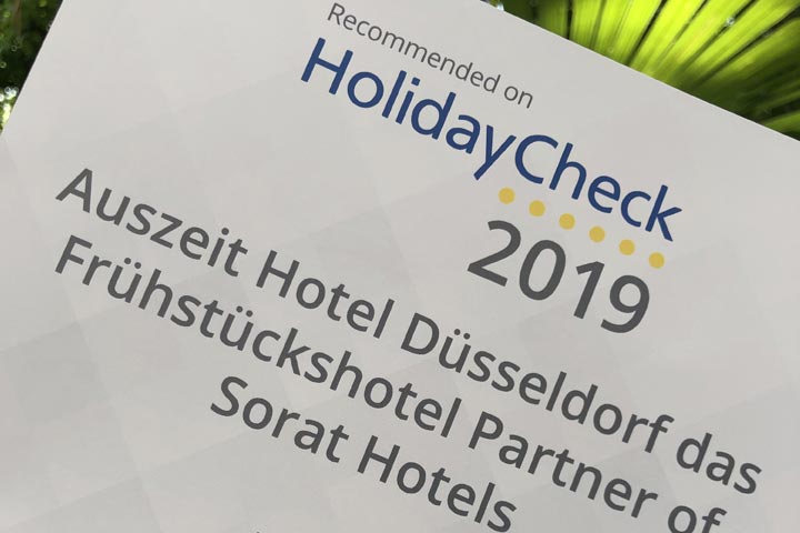 Recommended on Holidaycheck 2019