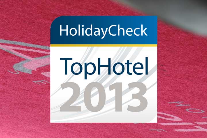 Holidaycheck TopHotel Award 2013