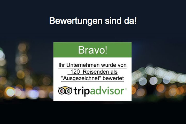 Tripadvisor Bravo Zertifikat