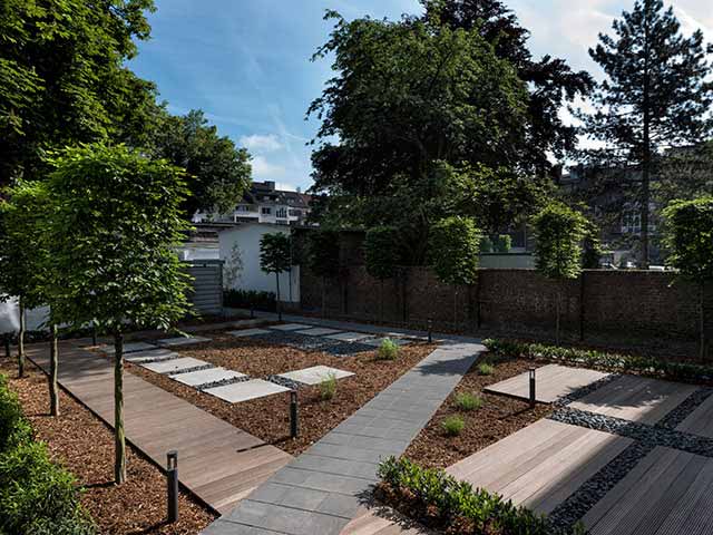 Quiet inner courtyard