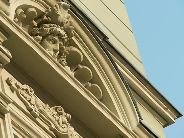 Detail Wilhelminian-style facade