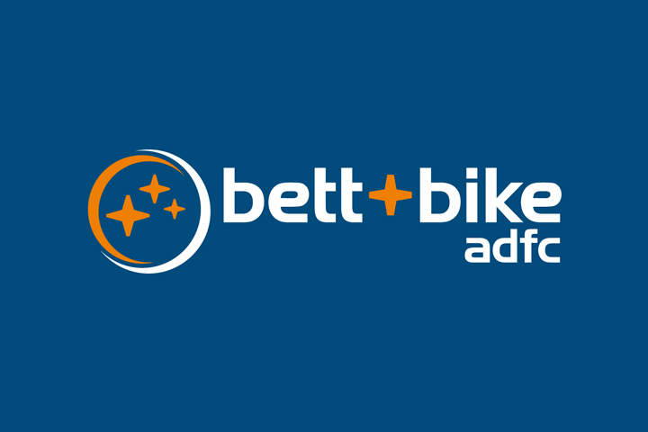 Logo ADFC Bett+Bike – fahrradfreundliche Unterkunft